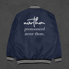 Nylon Varsity Jacket