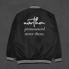 Nylon Varsity Jacket