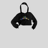 Women's Script Crop Top Hoodie